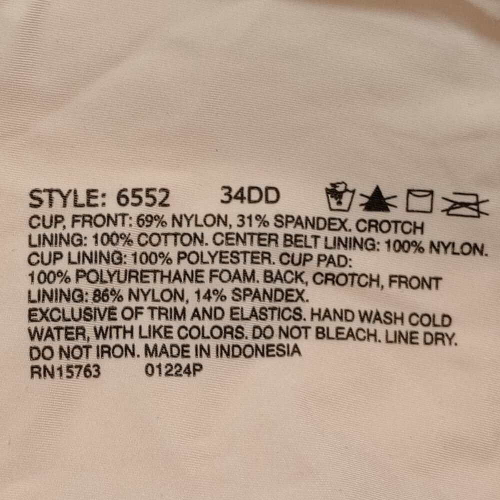 Bali Women's Ultra-Light Firm Tummy-Control Sheer Lace Body Briefer DF6552 - NWT - Picture 3 of 8